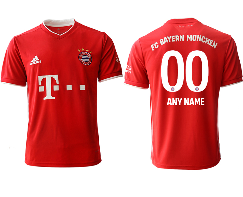 Men 2020-2021 club Bayern Munich home aaa version customized red Soccer Jerseys->barcelona jersey->Soccer Club Jersey